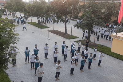 Đồng diễn chào mừng ngày 20/11